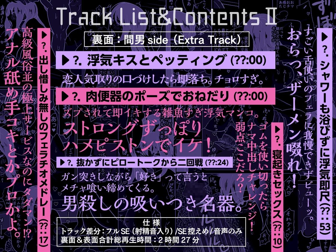 いちゃラブ手コキしながら浮気報告するビッチな年上彼女Voice Ver.