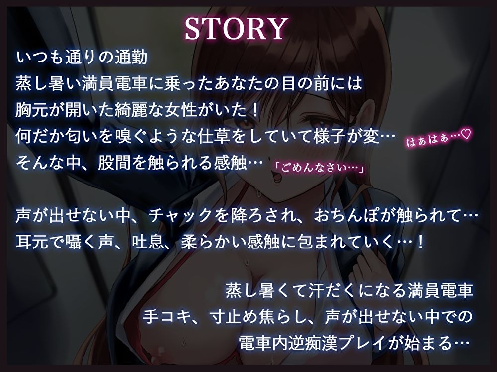 満員電車のイケない誘惑〜敏感乳首持ちの痴女お姉さんは謝りながら犯してくる〜