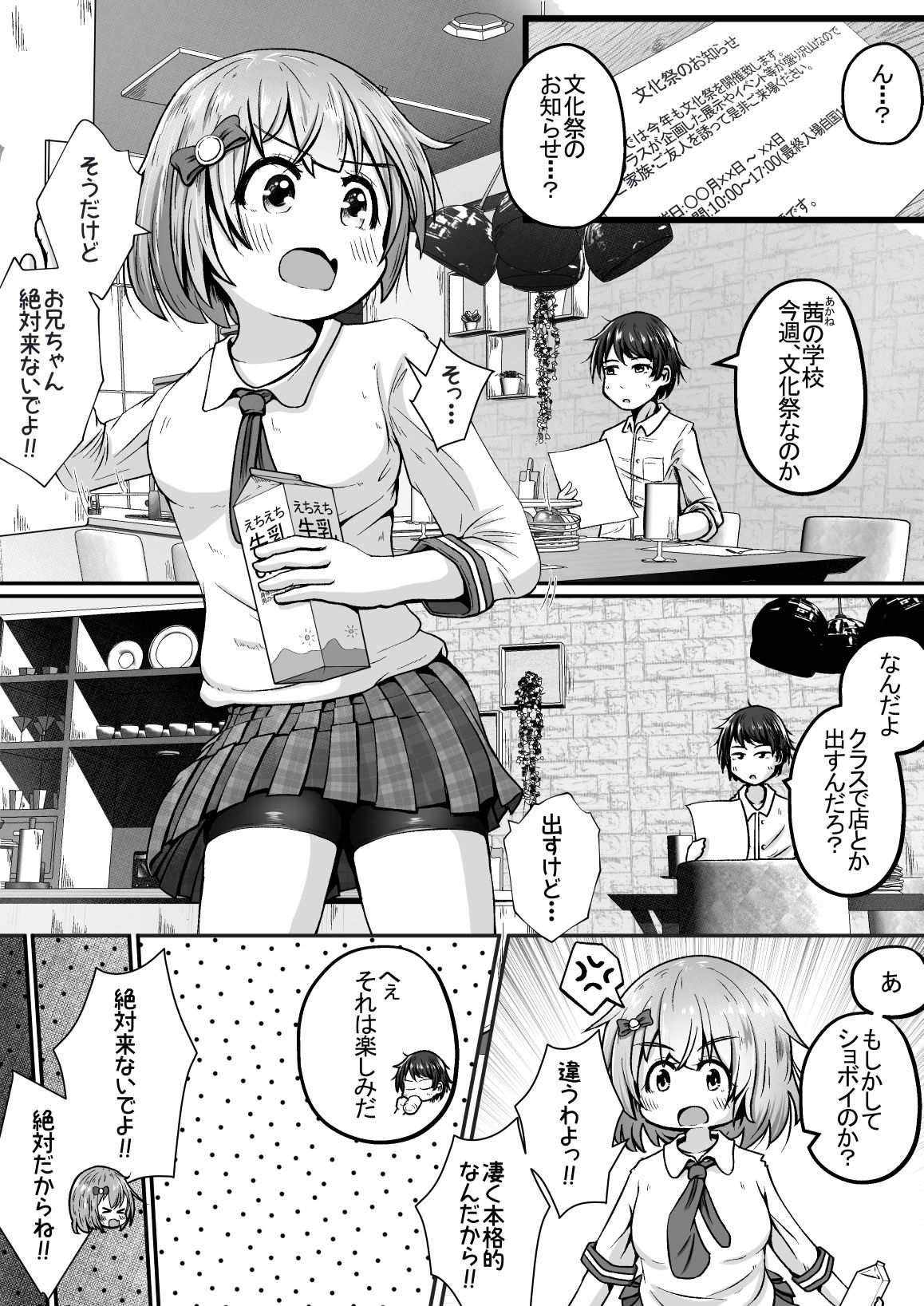 妹の学校の文化祭の出し物がトイレだったお話