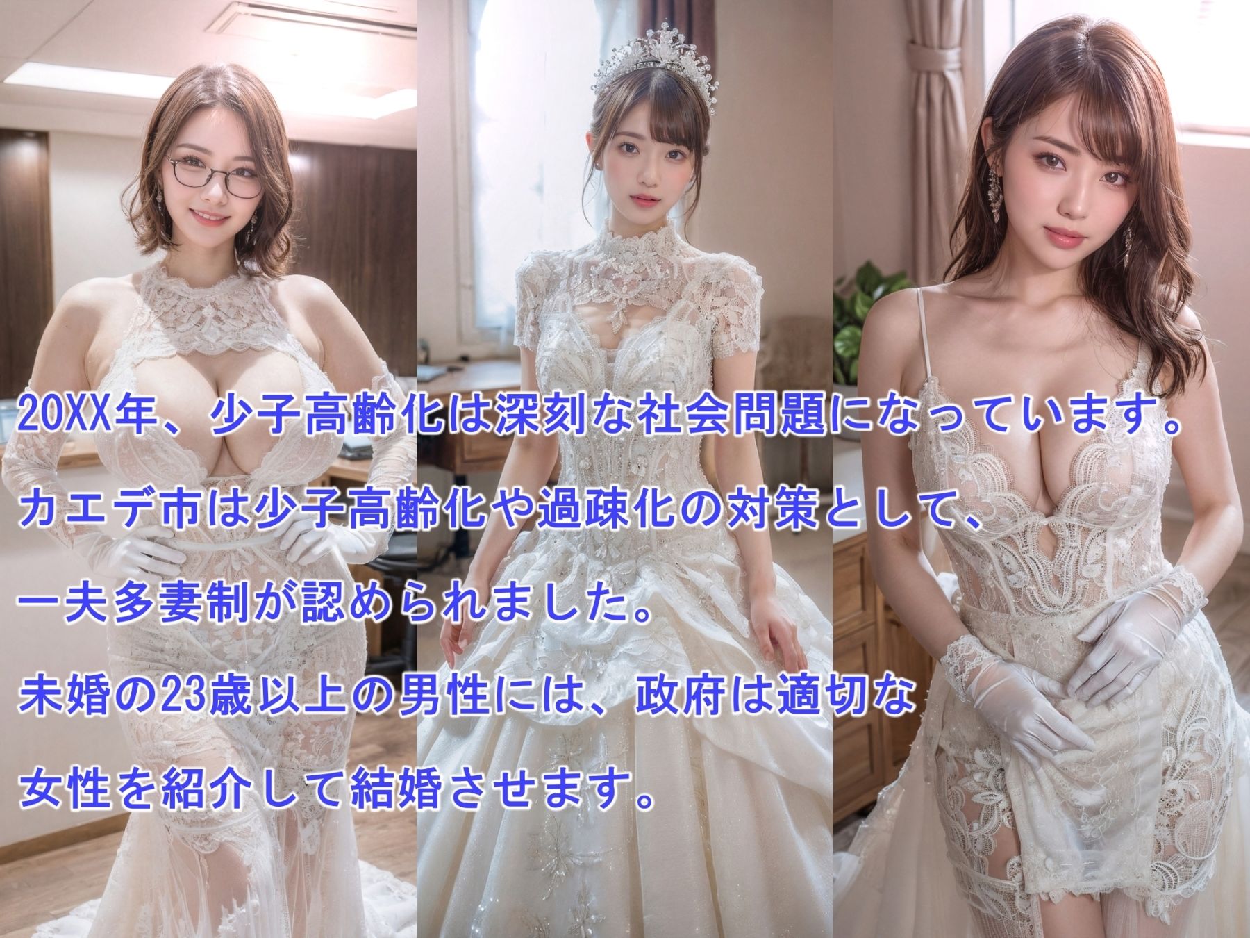 ハーレム婚●一夫多妻の生活●社内婚活【4K超画質】