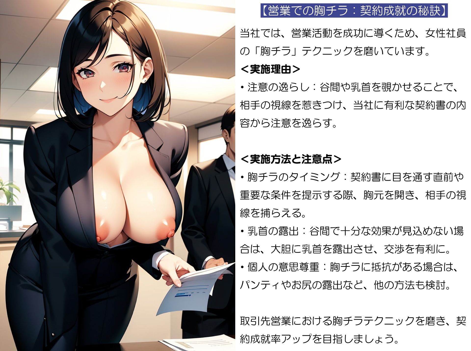 OLおま◯こ営業戦術 女性社員セクハラ業務マニュアル