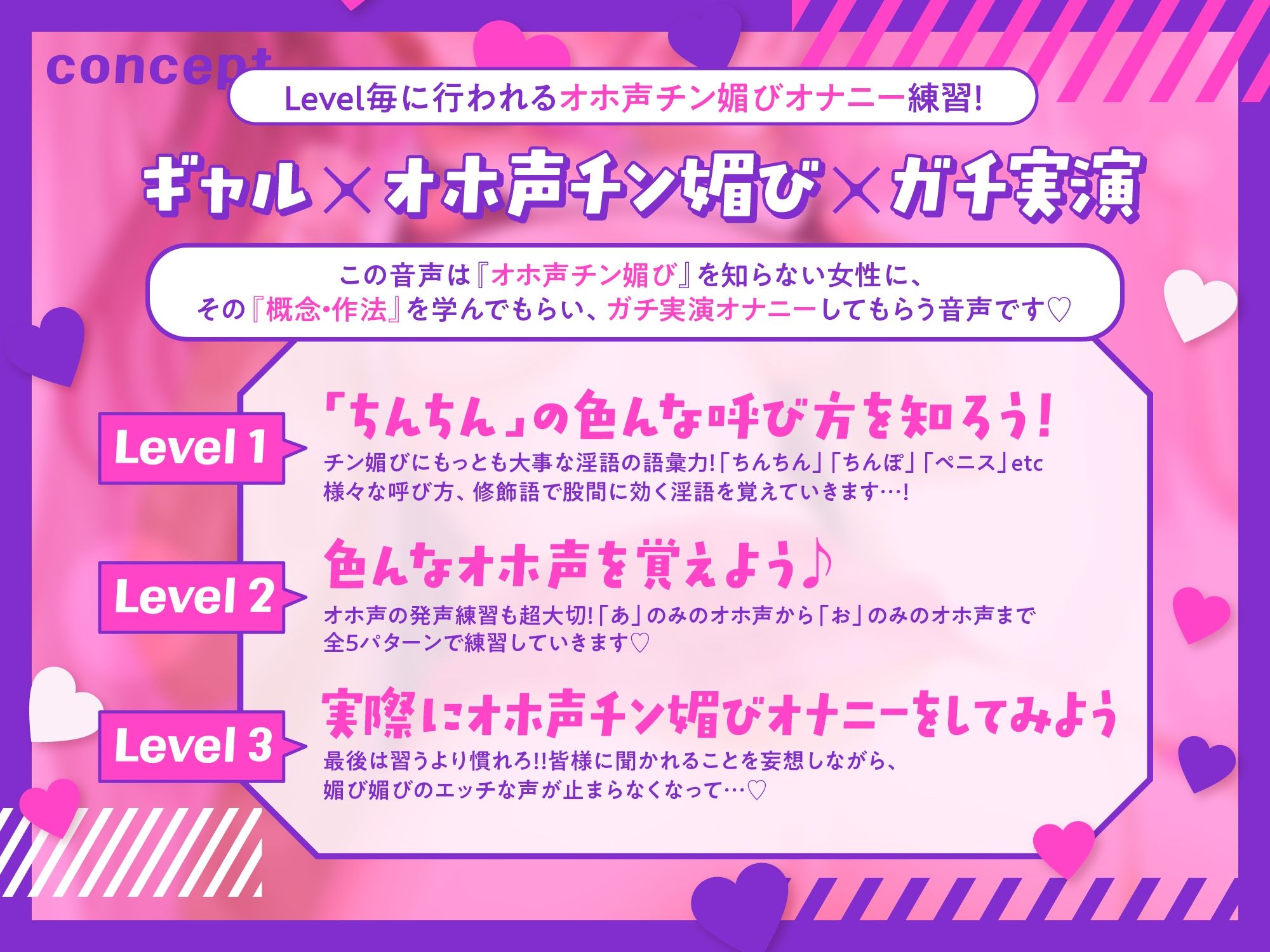 【処女作110円！】★Level別で学ばせる★チン媚び初体験Vtuberに1から教え込んでみた♪「ちんぽちんぽぉっ…！」淫語連呼で喘ぐ変態オナニー【オホ声チン媚び×ガチ実演】