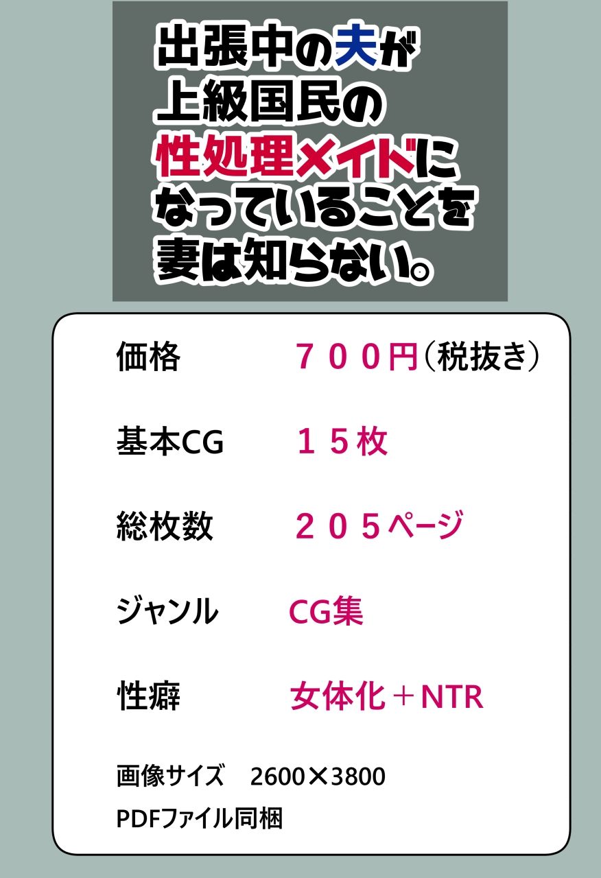 出張中の夫が上級国民の性処理メイドになっていることを妻は知らない。