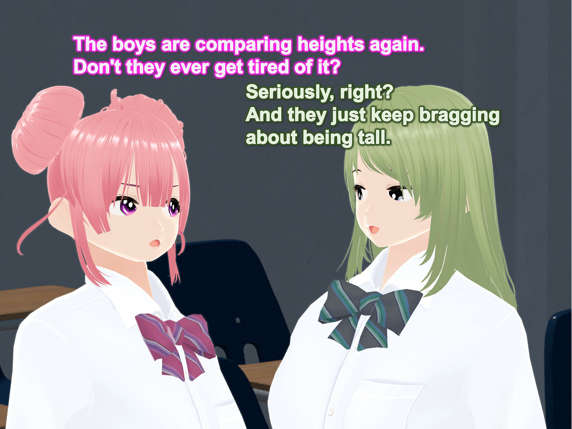 Outgrowing only girls， Overtake boys， Growth sound. Classmate Arc