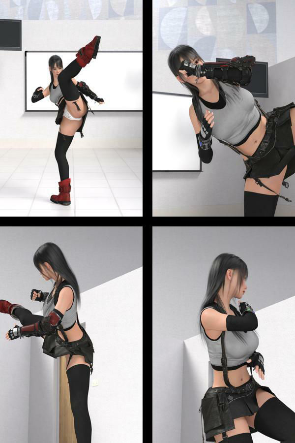 二階堂沙耶の女性格闘家コスプレ写真集 Final Fighter-01