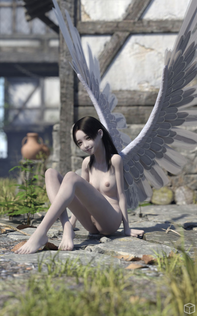 天使少女写真集（CG集）「angeli II」