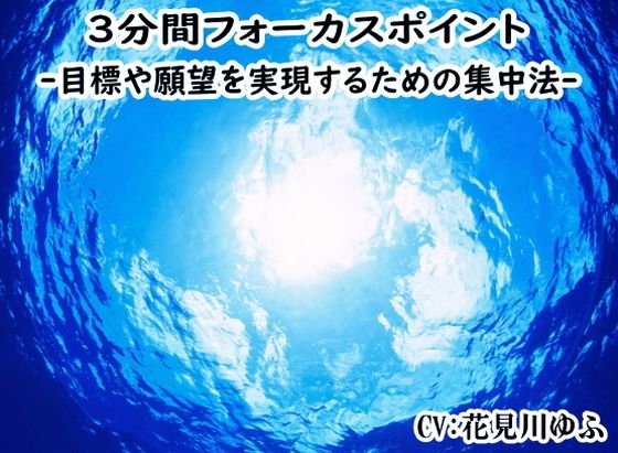 「3分間フォーカスポイント」 ビジネス用マインドセット -目標や願望を実現するための集中法 -