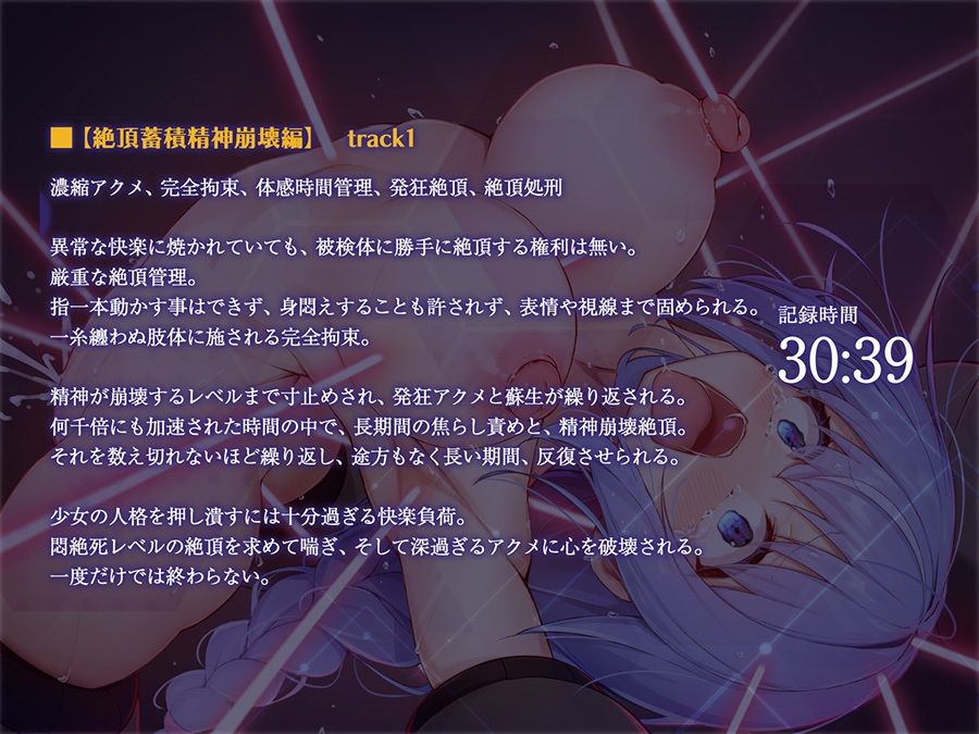 絶対服従プログラムIII 被検体07 〜極限絶頂・臨界アクメ強●実験〜