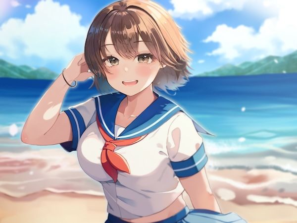 南の島の無垢な従妹がセーラー服の似合うムチムチ巨乳JKに成長していて、俺はもうガマンできない